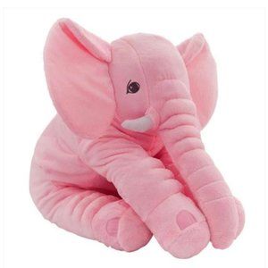 Baby Elephant Pillow, Pink